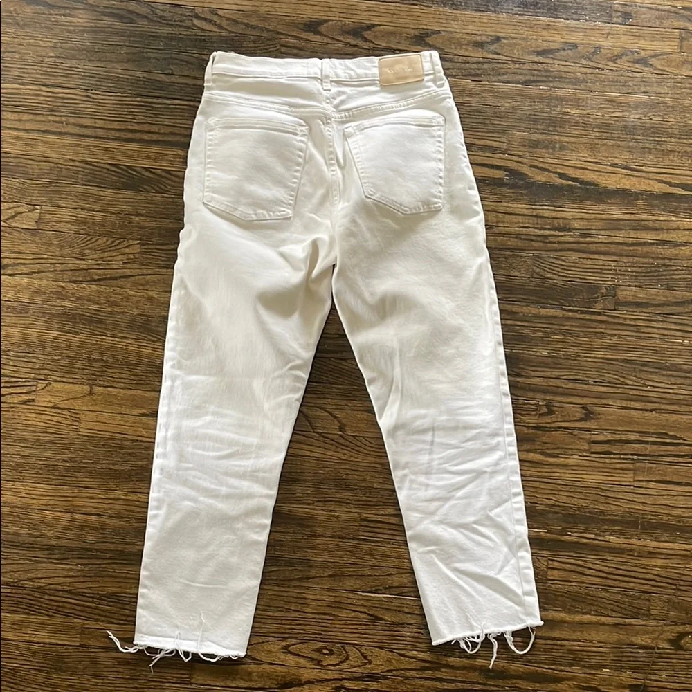 Everlane “the cheeky jean” cropped white denim - Picture 5 of 5